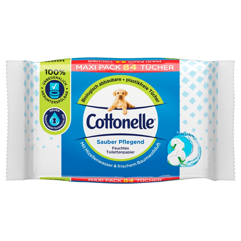 Cottonelle Feuchtes Toilettenpapier 84 Stück